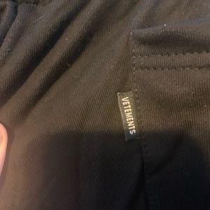 Vetements Black Sweatpants